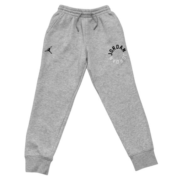 Jordans Boys Jogger Set Gray Black Fleece Pants Small Hoodie Medium Sporty Gym - Picture 10 of 16